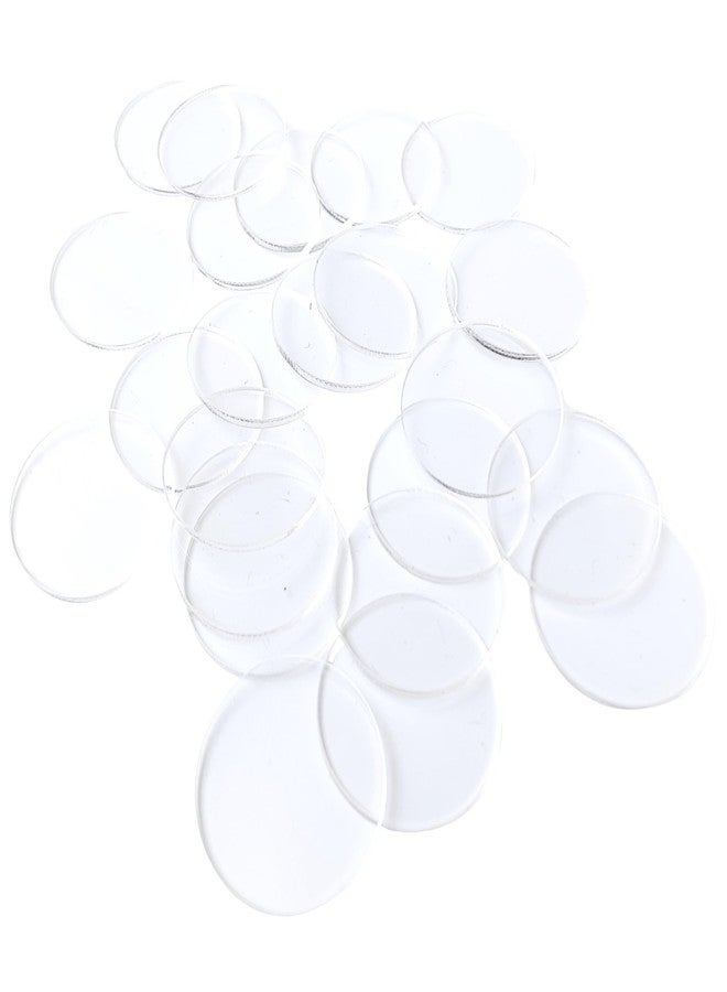 Futhark 1-inch Round Acrylic DND Miniature Base (30 Pieces), Transparent DND Mini Bases for D&D / Dungeons & Dragons, Warhammer and Other RPG Miniatures, DND Character Accessories - Image 2